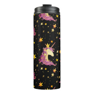 Einhorndruckerin: Aquarellmärchen Thermosbecher