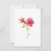 Einhorneinladung Einladung (Rückseite)