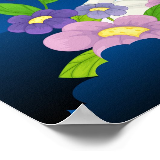 Einhornende Power Poster (Ecke)