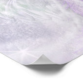 Einhornende Rose Goddess Fine Art Poster/Print Poster (Ecke)