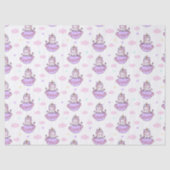 Einhörner auf dem Planeten Magisches Raummuster Seidenpapier (Vorderseite)