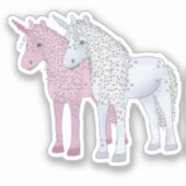 Einhörner Aufkleber (Vorderseite)