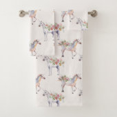 Einhörner aus dem himmlischen Badetuch-Set Badhandtuch Set (Insitu)