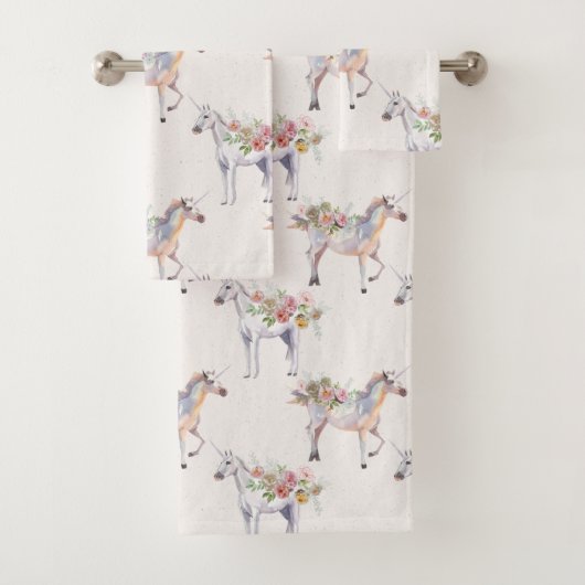 Einhörner aus dem himmlischen Badetuch-Set Badhandtuch Set (Insitu)