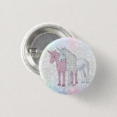 Einhörner Button (Vorne & Hinten)