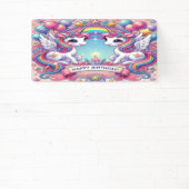 Einhörner der Regenbogenkönigliche Banner (InSitu)