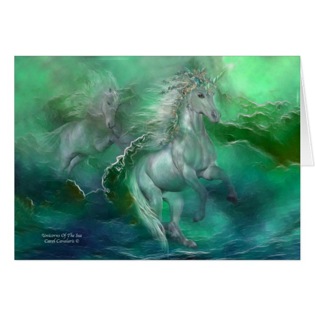 Einhörner des Meeres ArtCard (Vorderseite (Horizontal))
