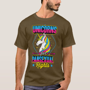Einhörner für Panseual Rights Magical Majestic Lgb T-Shirt