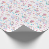 Einhörner Geschenkpapier (Ecke)