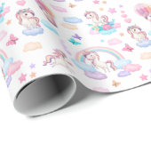 Einhörner Geschenkpapier (Rolleneckpunkt)