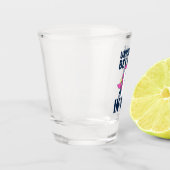 Einhörner glauben an mich schnapsglas (Links)