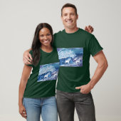 Einhörner im Meermädchen T-Shirt (Unisex)