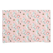 Einhörner im Raum-Muster Kissenbezug (Vorderseite-Rechts)