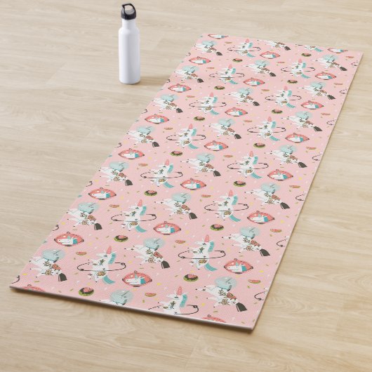Einhörner im Raum-Muster Yogamatte (Beispiel)