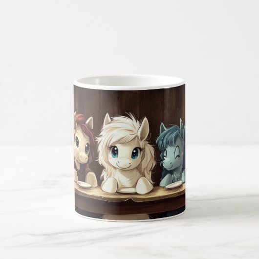 Einhörner in der Tasse Kaffee (Mittel)