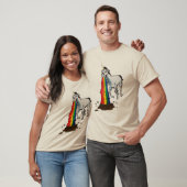 Einhörner kotzen Regenbogen T-Shirt (Unisex)