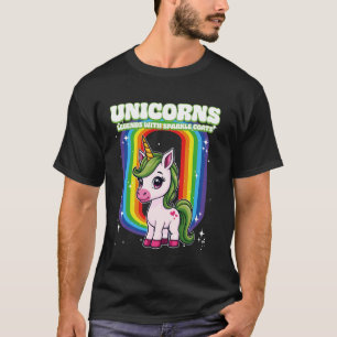 Einhörner Legenden Mit Glänzenden Mänteln Einhorn T-Shirt