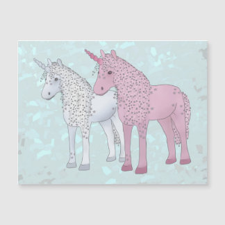 Einhörner Magnetkarte