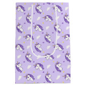 Einhörner Mittlere Geschenktüte (Rückseite)