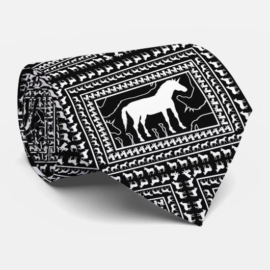 Einhörner N10 Krawatte (Gerollt)