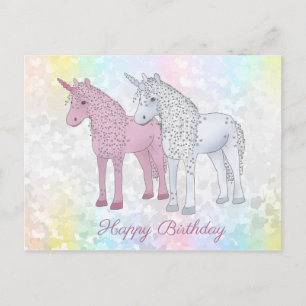 Einhörner Postkarte