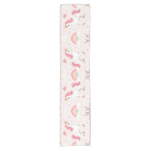 Einhörner, Regenbogen, Blume, Tischläufer (Vorderseite)