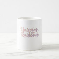 Einhörner & Regenbogen Tasse