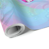 Einhörner, Regenbogenspiralen für Süsse-Kuchen-Mäd Geschenkpapier (Rolleneckpunkt)