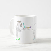 Einhörner sind das BESTE Kaffeetasse (Vorderseite Links)