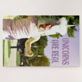 Einhörner sind echt lustiger Spaß Puzzle (Horizontal)