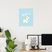 Einhörner sind Real Poster (Heimbüro)