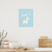 Einhörner sind Real Poster (Küche)