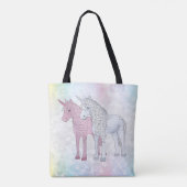 Einhörner Tasche (Rückseite)