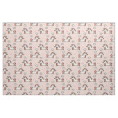 Einhörner u. Confetti erröten rosa Muster Stoff (Fat Quarter (45,7 x 55,9 cm))