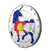 Einhörner und Colorado! Dartscheibe (Vorderseite rechts)