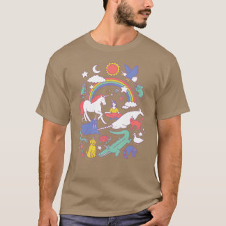 Einhörner vintage T-Shirt