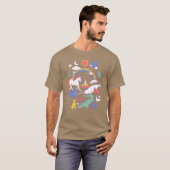 Einhörner vintage T-Shirt (Vorne ganz)