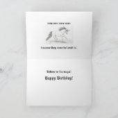 "Einhörner wurden überzeugt" Karte (Innenseite)