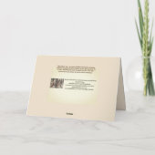 "Einhörner wurden überzeugt!" Karte (Rückseite)