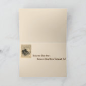 "Einhörner wurden überzeugt!" Karte (Innenseite)