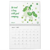 Einhörner & Zitate Niedlich farbig 2022 Kalender (Mär 2027)