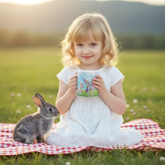 Einhornfamilie Kaffeetasse