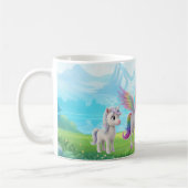 Einhornfamilie Kaffeetasse (Links)
