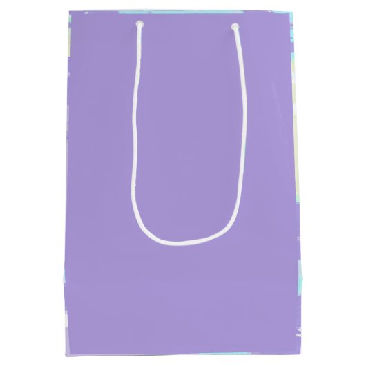 Einhornfarbe Mittlere Geschenktüte (Rückseite)