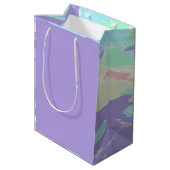 Einhornfarbe Mittlere Geschenktüte (Rückseite Schrägansicht)