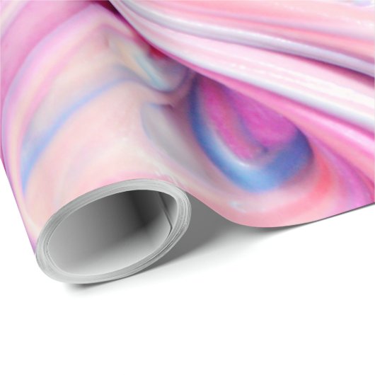 Einhornfarben Geschenkpapier (Rolleneckpunkt)