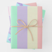 Einhornfarben Geschenkpapier Set (Beispiel)