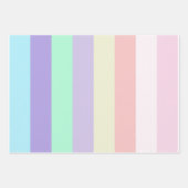 Einhornfarben Geschenkpapier Set (Vorderseite)