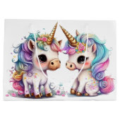 Einhornfreunde Große Geschenktüte (Rückseite)