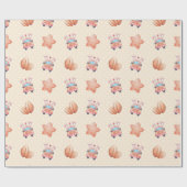 Einhornfreunde Muster Geschenkpapier (Flach)
